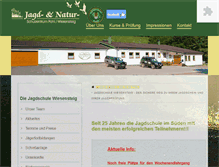 Tablet Screenshot of jaegerschule.com